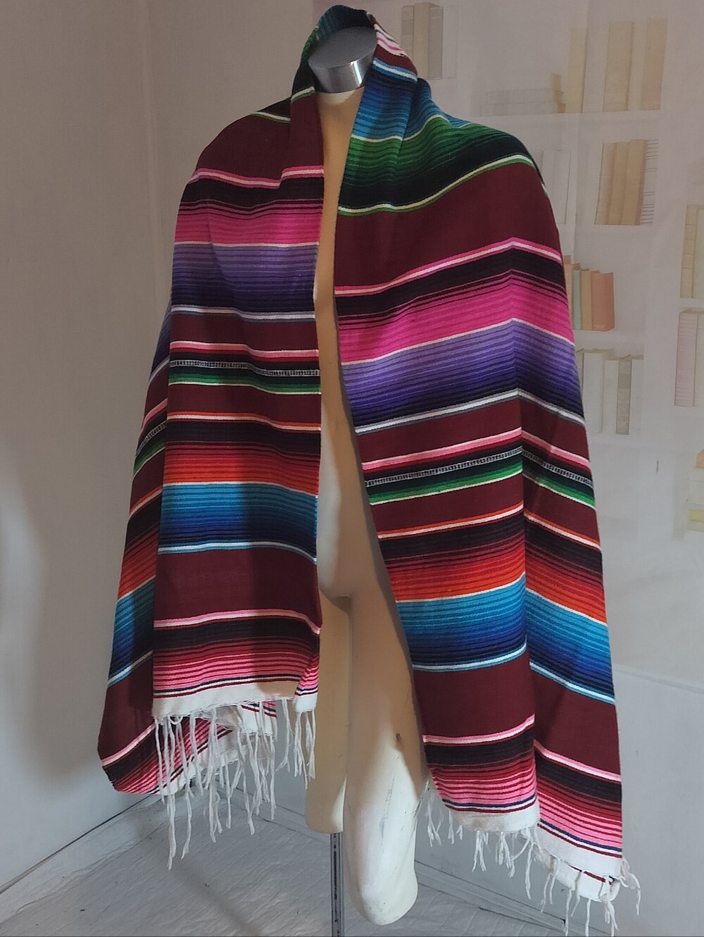 & Other Stories Men’s Multicolor Striped Serape Shawl Unixes